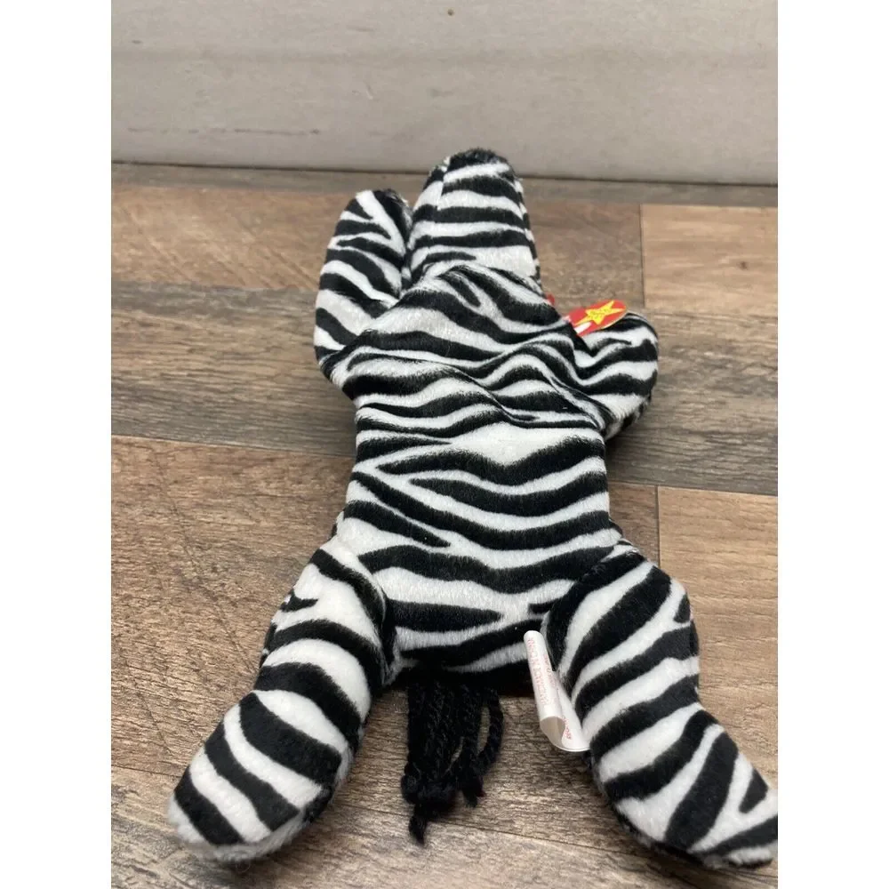Ty Beanie ZIGGY the‎ Zebra, 8 inch